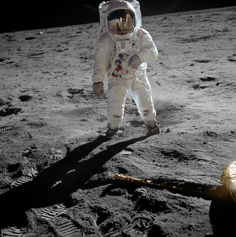 Photo of Buzz Aldrin clicked by Neil Armstrong