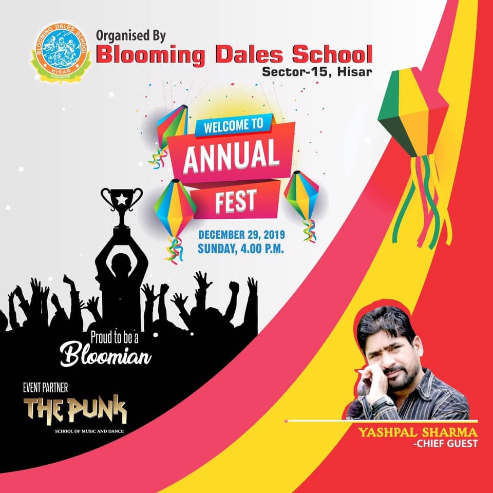 Blooming dales school annual fest