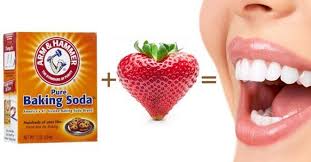 strawberries for teeth