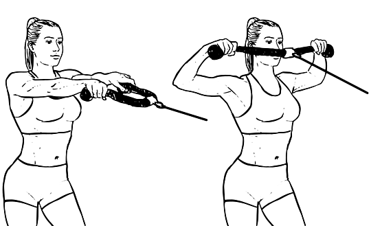 Face pull exercise 