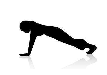 Plank pose yoga 

