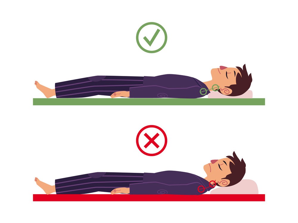 sleep on back