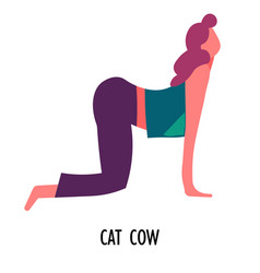 cat cow yoga asan