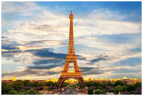 Famous romantic destination 