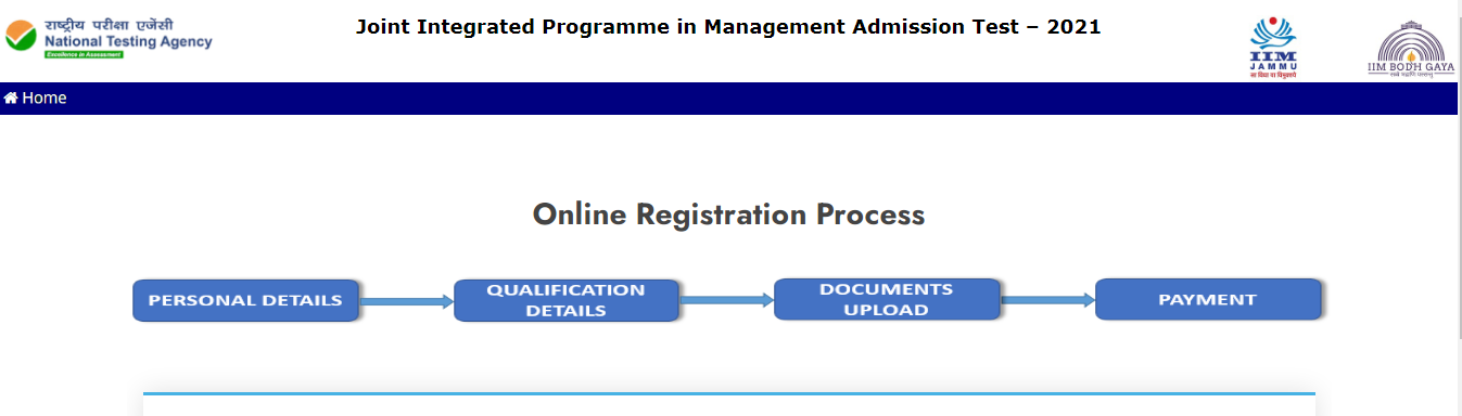 JIPMAT 2021 Registration link 
