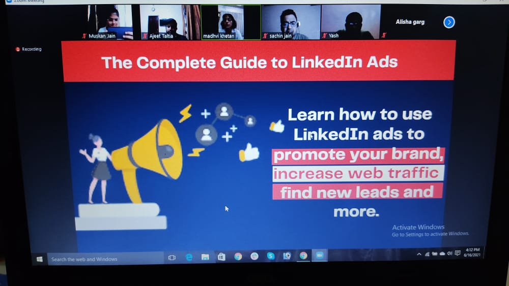Webinar Fest 2021: Webinar on Linkedin Marketing