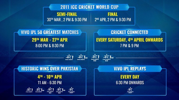 Star Sports Schedule