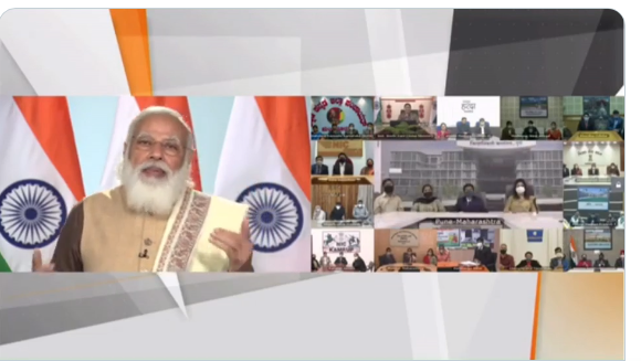 Bal Samvad with PM