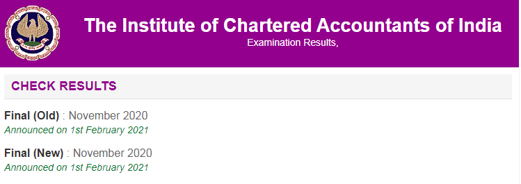 CAI CA November 2020 results