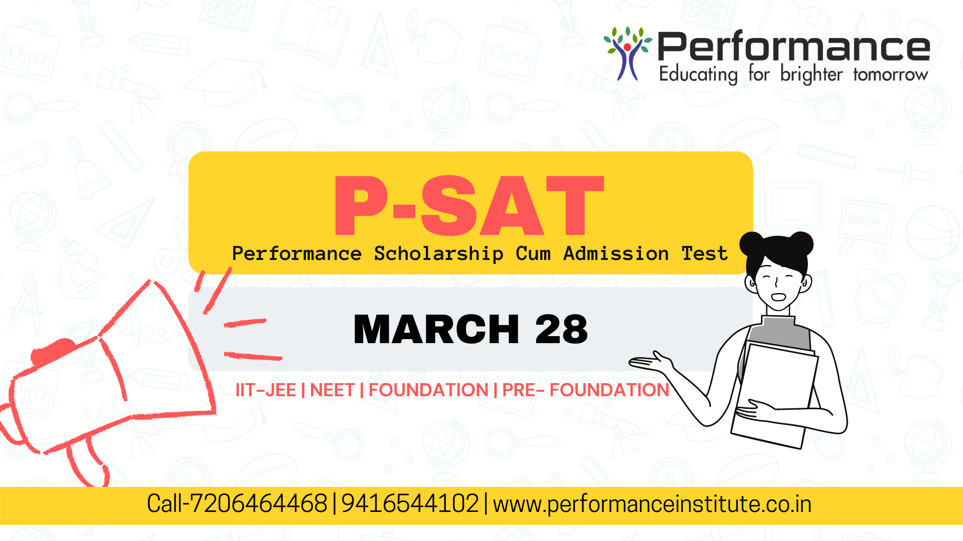 P-SAT Performance Scholarship Cum Admission Test (1)