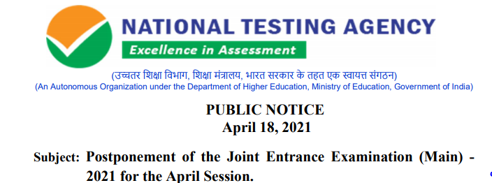 JEE MAIN APRIL 2021