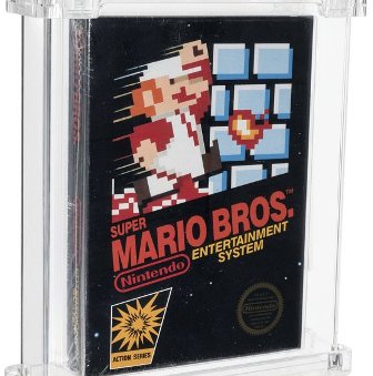 uper MArio Bros. Video game auction