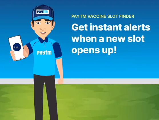 Paytm for vaccine slot finder