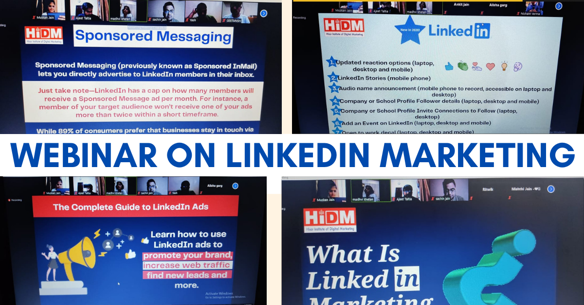 webinar for Linkedin Marketing jugaadin news