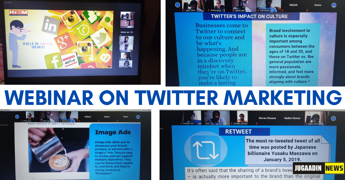 webinar for Twitter Marketing jugaadin news