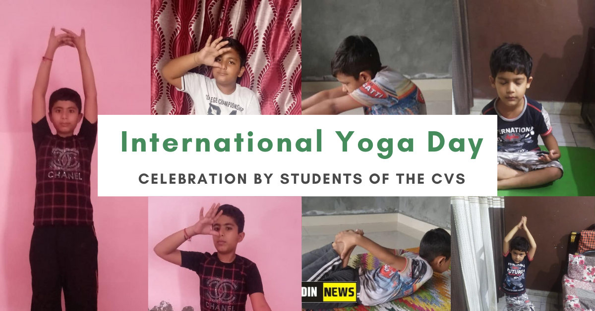 yoga day celebration by the CVS