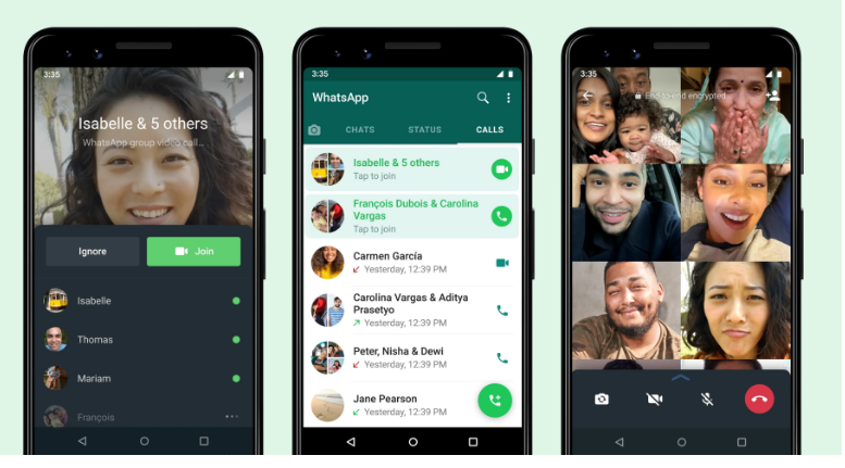 WhatsApp Joinable calls
