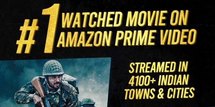 shershaah most watched amazon movie