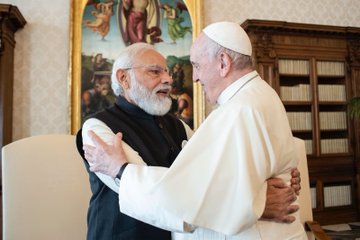 PM Modi visit to Pope Francis