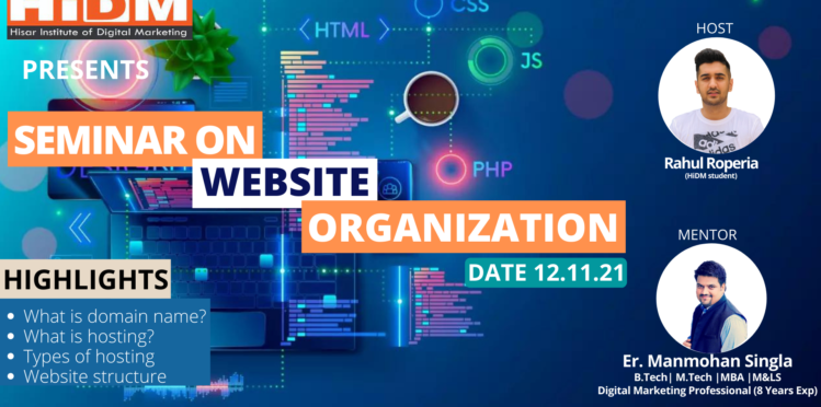 Seminar on Website Organization
