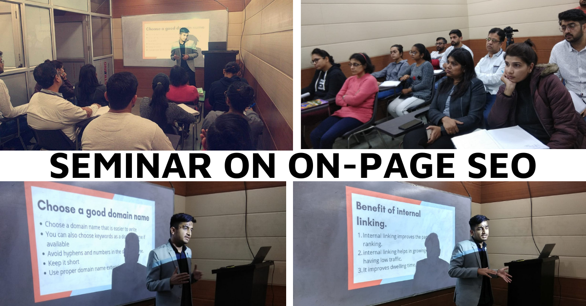 Seminar on On-Page SEO