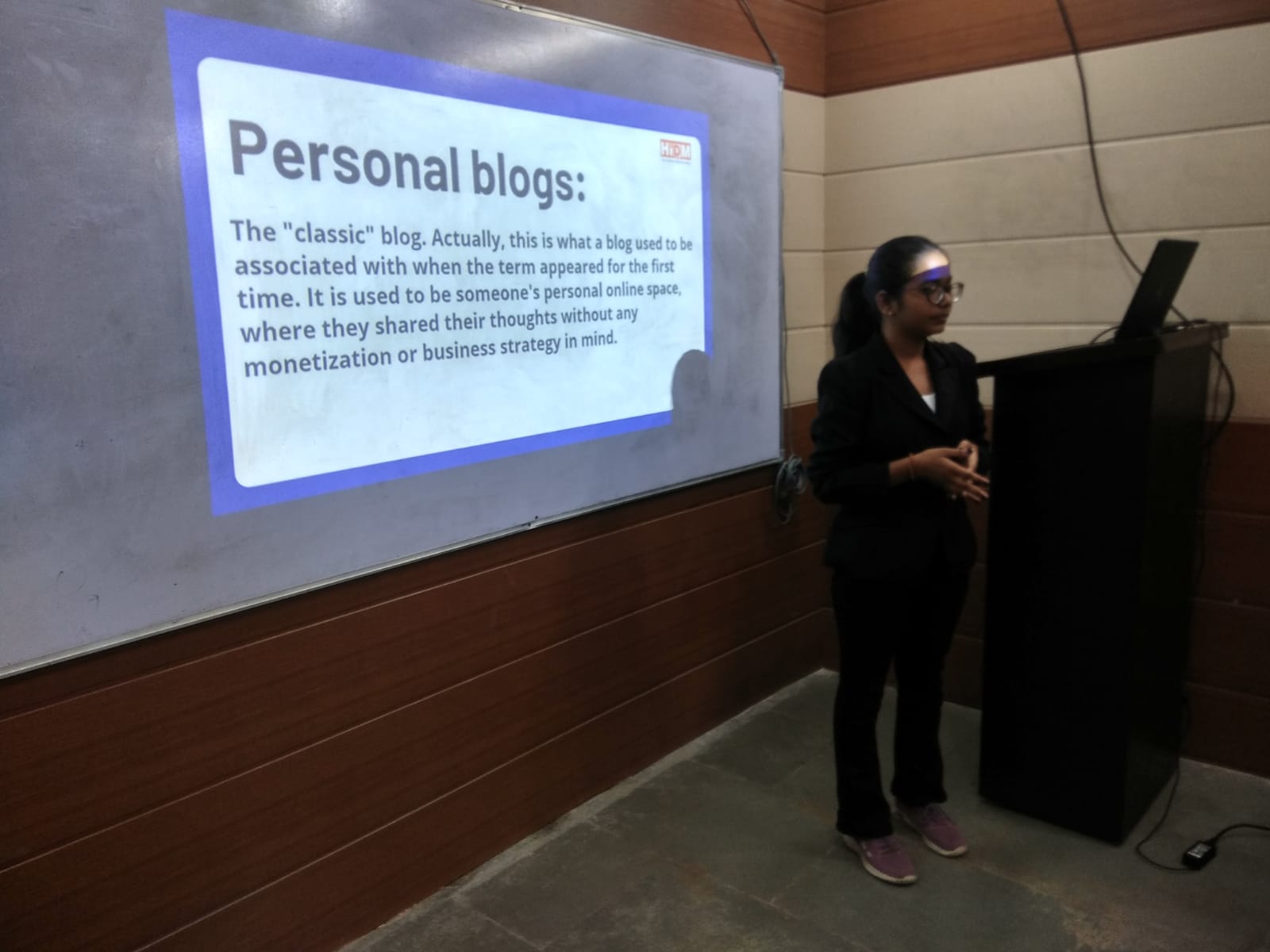 Seminar Fest 2021 : Seminar on Blogging by Mehak Garg