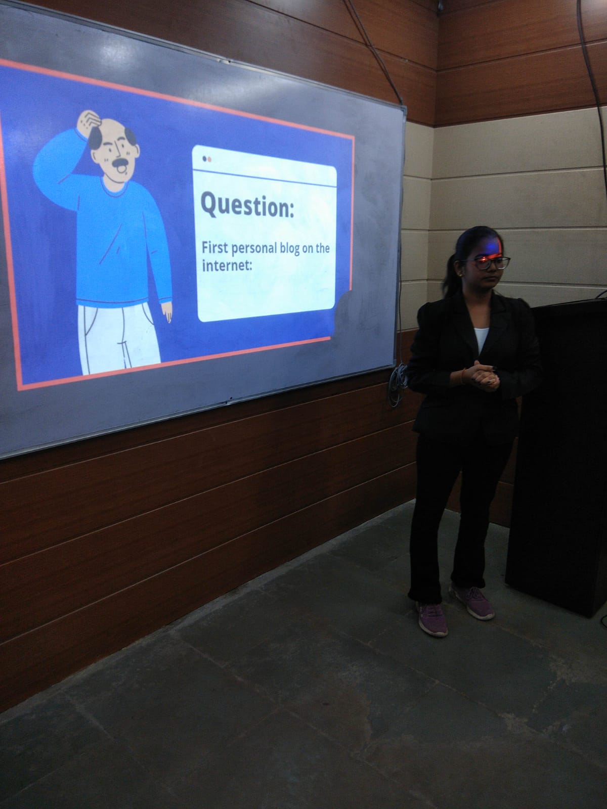 Seminar Fest 2021 : Seminar on Blogging by Mehak Garg