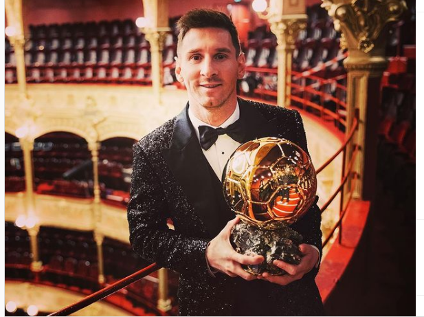 Lionel Messi got Ballon d'or award