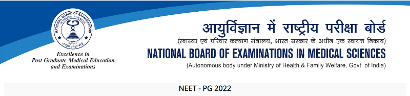 NEET PG 2022 examination