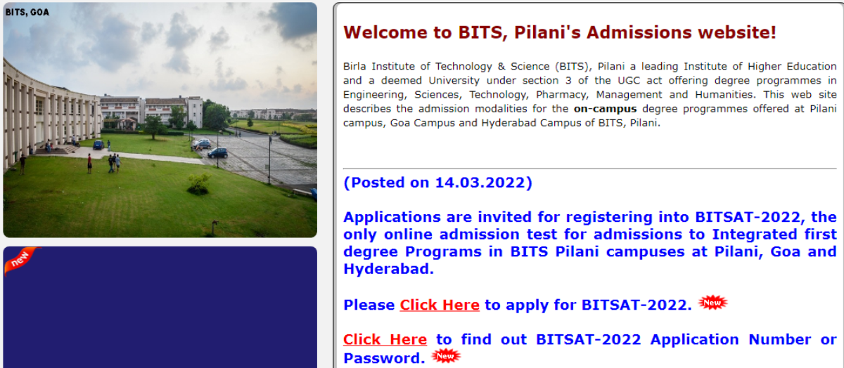 BITSAT 2022