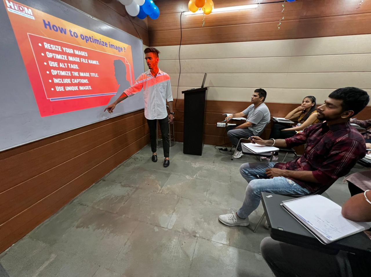 Seminar on How to optimize a website for Google Ranking