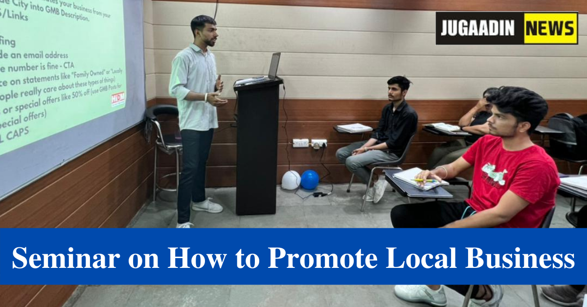 Seminar on How to promote local business