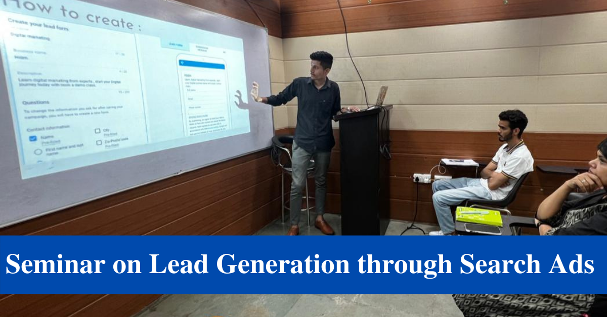 Seminar on lead generation through search Ad