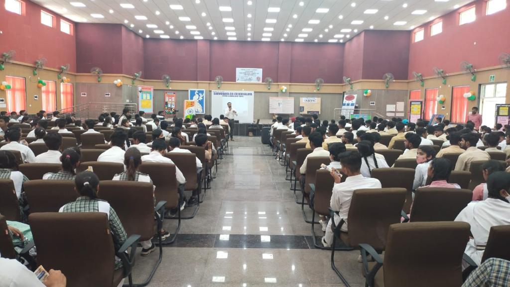 A Career Counseling Seminar at Delhi Sarvodaya School 