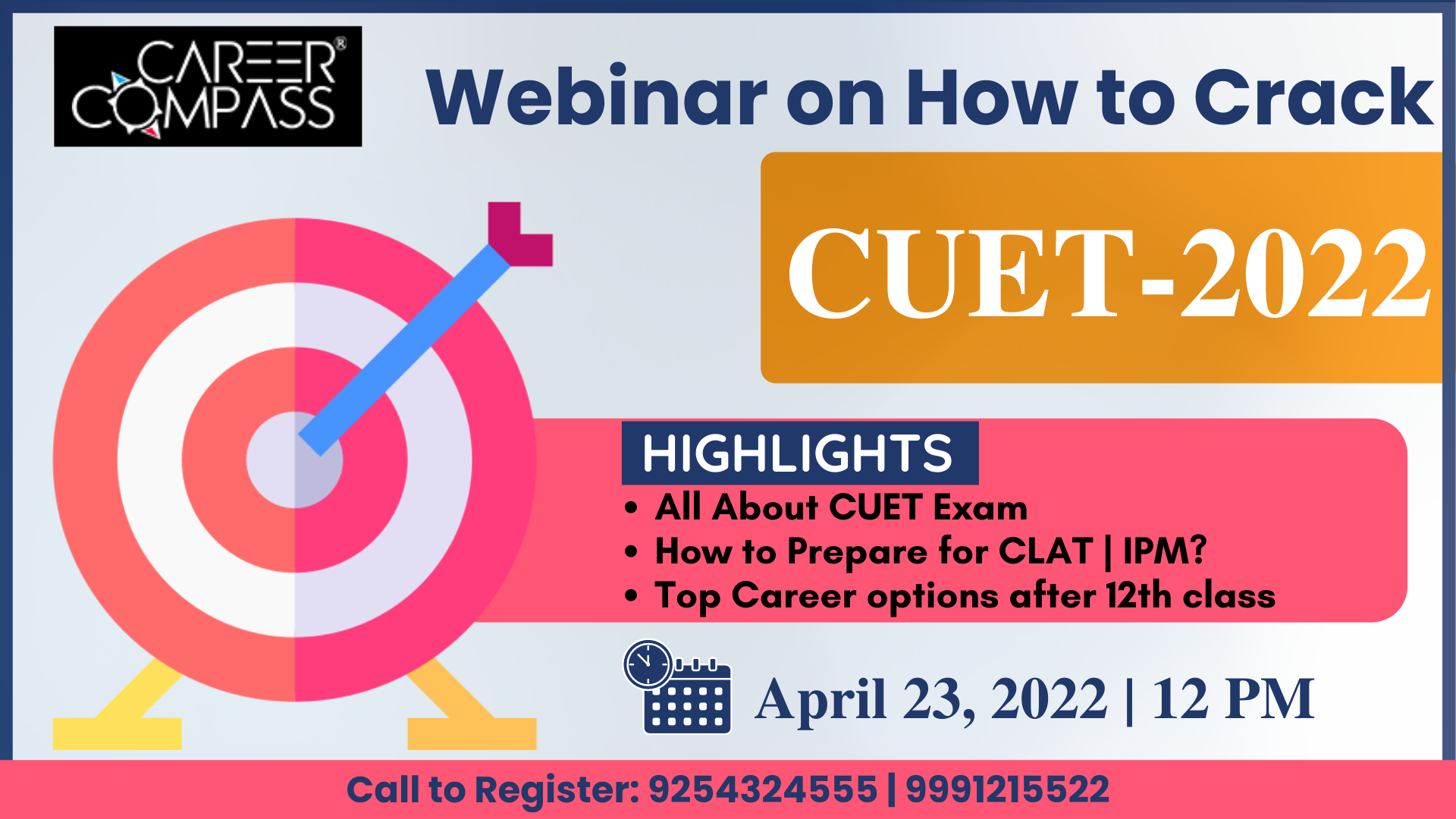 Webinar on How to crack CUET 2022
