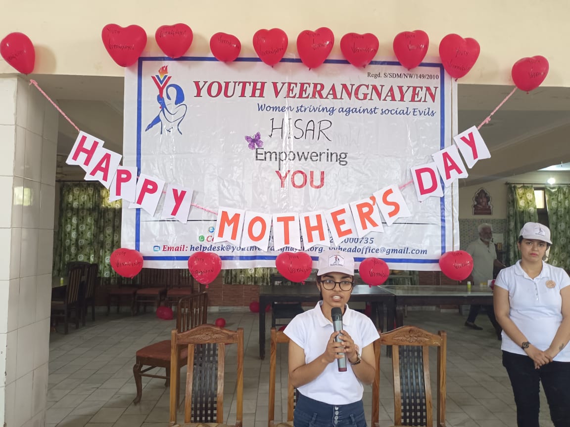 Mother's day celebration at Moksha Old Age Home