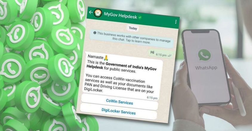WhatsApp Digilocker services