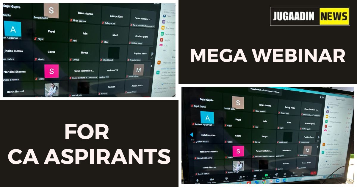 mega webinar for CA Aspirants