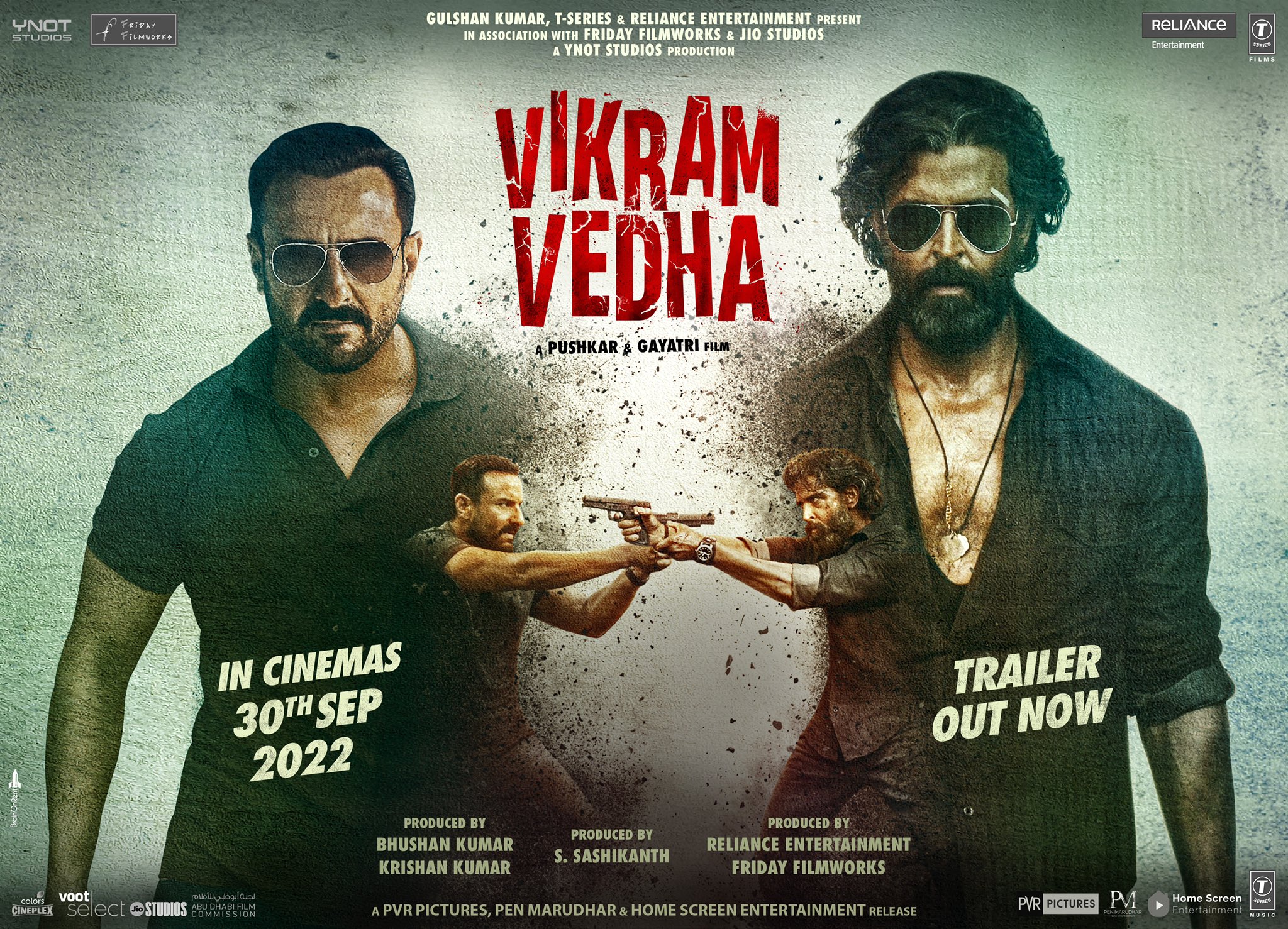 Vikram Vedha trailer