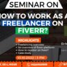 Seminar on how to work as freelancer on Fiverr