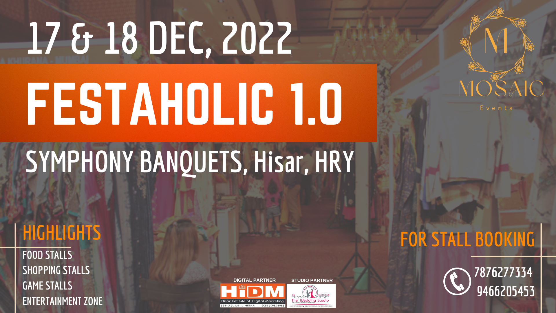 mosaic events presents Festaholic 1.0