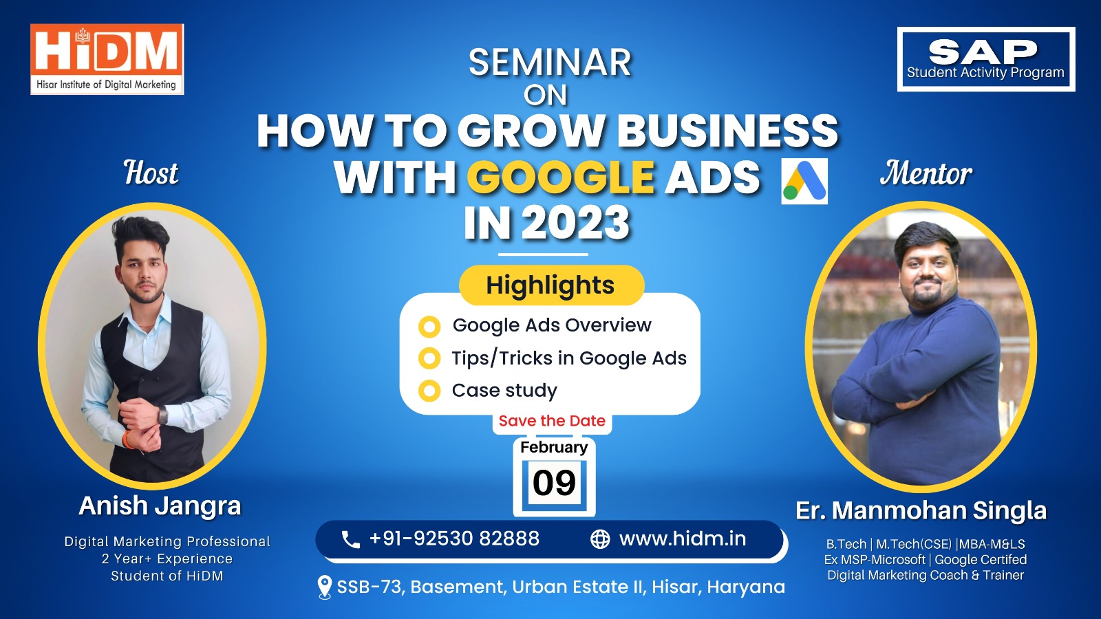 Seminar on How to Grow Business with Google Ads in 2023