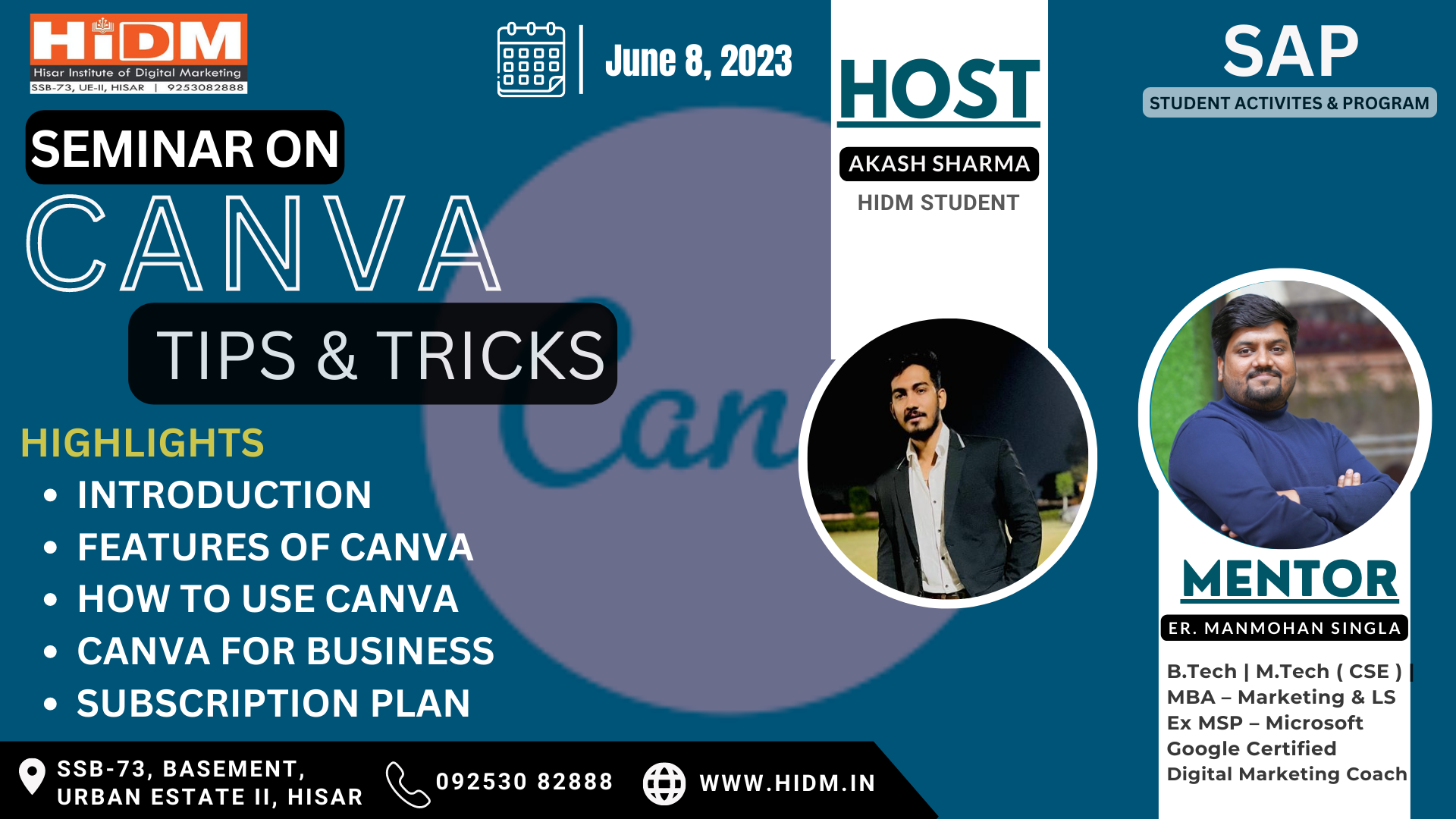 Seminar on Canva Tips & Tricks