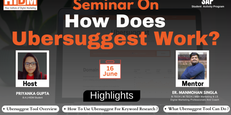 Seminar on How does Ubersuggest Work