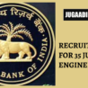 RBI recruitment for 35 junior engineer post