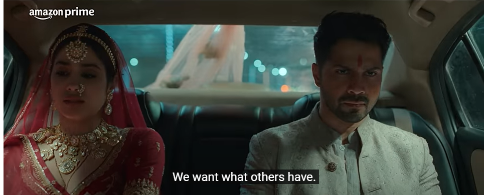 screengrab from Bawaal Trailer