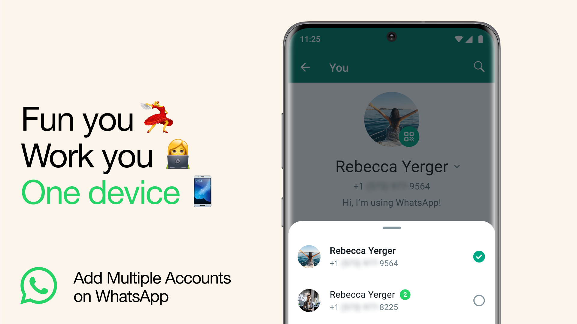 WhatsApp Multiple Account Feature