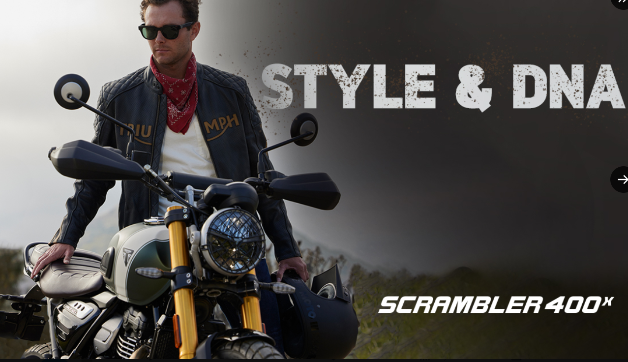 triumph scrambler 400X
