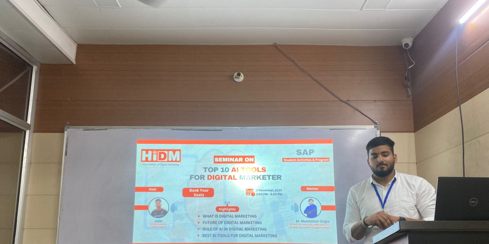 Seminar on Top AI tools for Digital Marketers