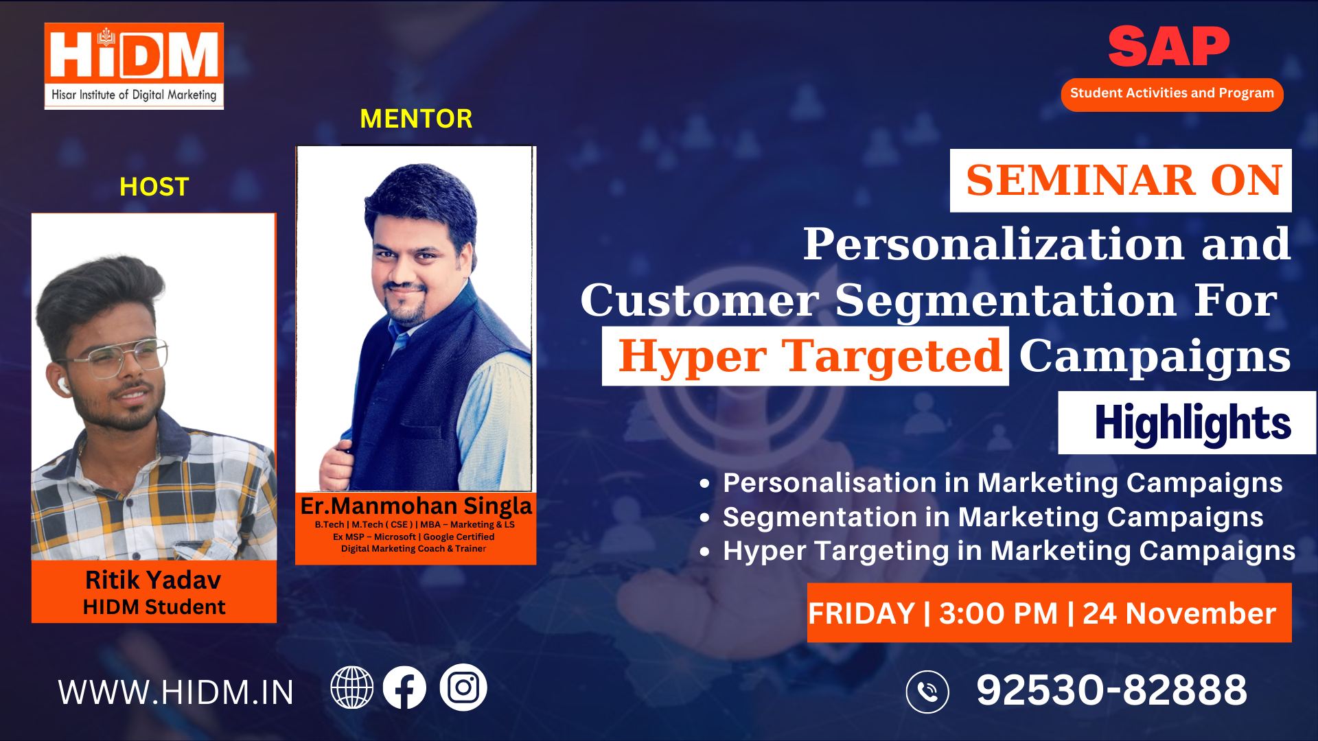 Personalization and segmentation for hyper-targeted campaigns